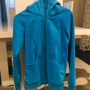 Lululemon Blue Scuba hoodie
